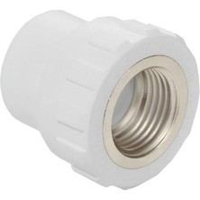 GF Hakan Plastik Gf-Hakan Plastik 20X1/2" Iç Dişli Rekor Pprc Beyaz