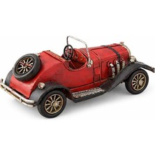 1001 Vintage Metal Ford Cabriolet Dekoratif Araba – El Yapımı Eskitme Metal Klasik Otomobil Biblosu,