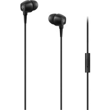 1001 Pop Mikrofonlu Kulakiçi Kulaklık 3.5mm - Siyah (2KMM13S)