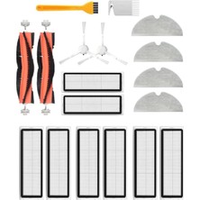 1001 Vacuum Mop 1c/2c/dreame F9 Uyumlu Yedek Fırça Hepa Filtre Mop Seti-18 Parça