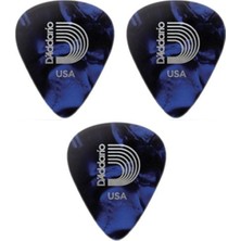 1001 Daddario 1cap4-Bl 3 Adet Gitar Pena 0.70 mm Mavi Medium