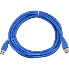 1001 4919 USB 3.0 1.5 Metre Erkek Erkek Ara Bağlantı Kablosu Uzatma Ekleme