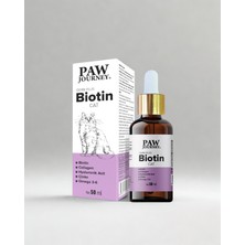 Paw Journey Biotin Kedi Ödülleri 50 ml Türkiye Menşeli Parlak Tüyler İçin Özel Formül