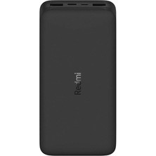 1001 Redmi 20000 Mah Powerbank Taşınabilir Hızlı Şarj Cihazı - Siyah