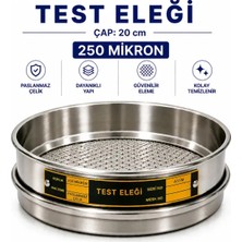 Labolist Test Eleği - Çap: 20 cm 250 Mikron Paslanmaz Çelik