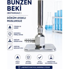 Labolist Bunzen Beki (Bütangaz ) Döküm Ayaklı  Musluksuz