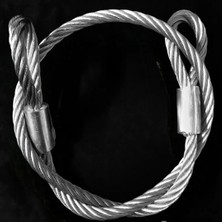 Lidersan Çelik Motorsiklet 2 Metre 16 mm  Kesilmez Çelik Halat Motorsiklet Bağlama Halatı Motorsiklet Zincir
