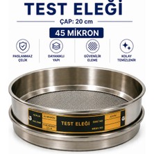 Labolist Test Eleği - Çap: 20 cm 45 Mikron Paslanmaz Çelik