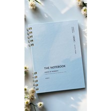 1001 Spiralli 80 Yaprak Kareli A5 Defter, Not Defteri, Okul Defteri, 4 Farklı Renk Seçeneği (02 Placid