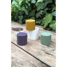 1001 Silindir 3D Mum Kalıbı 4X4X4 (Silikon) 1 Adet