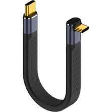 1001 Usb4 Fpc Esnek Tip-C Kablo - 240W Pd3.1 Hızlı Şarj, 40GBPS Veri Aktarımı, 8K@60Hz Görüntü De