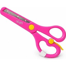 1001 Mas Mileo Çocuk Makası, Plastik Korumalı, Pembe