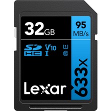 1001 32GB Lexar Professional 633X Sdhc Uhs-I Cards, Up To 95MB/S Read 20MB/S Write C10 V10 U1