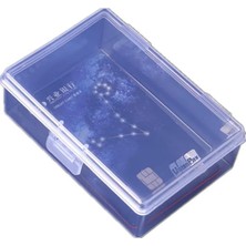 1001 9X6CM Mini Şeffaf Eşya Takı Iskambil Saklama Kutusu Organizer Düzenleyici Klipsli Kapaklı Kutu