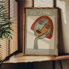 1001 Picasso Çerçevesiz Poster, Modern Dekoratif Çerçevesiz Poster, Tablo, Picasso, 40 x 50