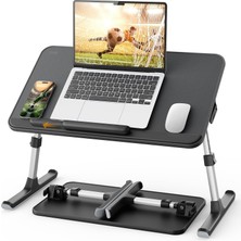 1001 Bix Saiji AL30 Ayarlanabilir Laptop Standı Ergonomik Tasarım 17 Inç Uyumlu Taşınabilir Masa Si
