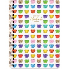 1001 Keskin 17 * 24 Spiralli Akademik Ajanda - Teddy