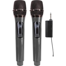 1001 2 Adet Kablosuz Karaoke Mikrofonu 6.35MM Amfi Hoparlör Için ve Sahne Performansı Aktiviteler I�