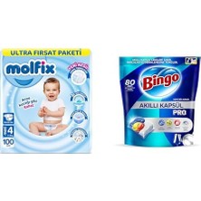 1001 Maxi 4 Beden Aylık X2 + Bingo Akıllı Kapsül Pro 80'li X2