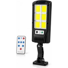 1001 Güneş Enerjili Solar LED Bahçe Lambası, Kumandalı Hareket Sensörlü 3 Modlu IP65 Dış Mekan D