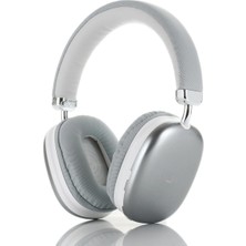 1001 Hp5 Anc Kulak Üstü Kablosuz Bluetooth Kulaklık Silver-Gri