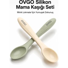 1001 Silikon Bebek Mama Kaşığı Bpa Içermez 2'li Set