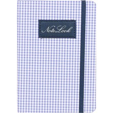 1001 Notelook Cotton A6 Mor Çizgili Defter