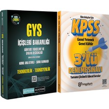 Pegem Akademi Yayıncılık 2026 Gys Içişleri Bakanlığı Teknikerlik-Teknisyenlik Görevde Yükselme ve Ünvan Değişikliği