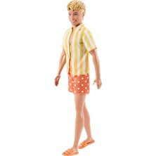 1001 Ken Fashionista Ken's 65TH California Dream Ken With Mullet Bebek, JJN66
