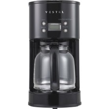 1001 Retro Siyah Filtre Kahve Makinesi