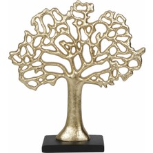 1001 Tree Biblo Gold 24X26 Cm, Gold