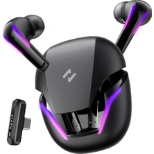 1001 TW970 Tws Rgb Gaming Bluetooth Kulaklık - 2.4ghz ve Bluetooth Modu (Siyah)