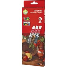 1001 Nova Color Guaj Boya 12 Renk x 7 ml Tüp