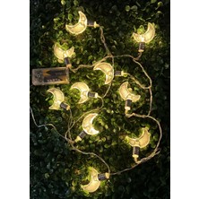 1001 2 Metre Pilli Ay Figürlü Ramazan LED Işık – Gün Işığı
