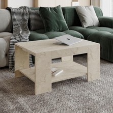 1001 Lina Orta Sehpa – Modern Minimal Tasarım, Traverten