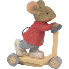 1001 Kalpli Kuyruklu Oyun Alanı Eğlenceli Scooter Speed Mouse Heykelcik, 2,4 Inç, Çok Renkli