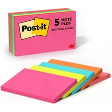 1001 Yap Kan Notlar 3" x 5" 5/paket Astarl Cape Town W/100 Yaprak