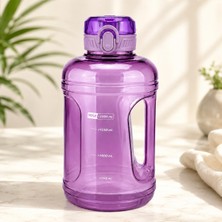1001 2200 ml Damacana Matara, Sızdırmaz Kilitli Kapaklı Büyük Boy Su Matarası, Ölçü Çizelgeli,