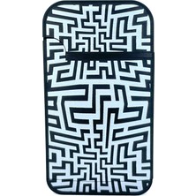 1001 Zengaz Cool Tasarım Jet Alev Çakmak - B&w Maze