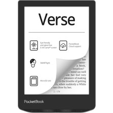 1001 Verse PB629 6 Inç E Ink E-Kitap Okuyucu, 8 Gb, Mist Grey