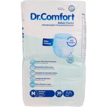 1001 Dr.comfort Yetişkin Emici Külot Medium 30'lu 1 Paket 30 Adet