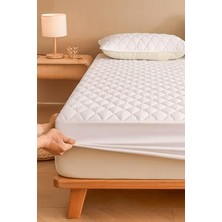 1001 Kapitone Microfiber Su Geçirmez Fitted Yatak Koruyucu Alez – Tek/çift Kişilik (140 x 200)