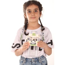 1001 RLX-453 Suluk Okul Matarası Kırılmaz Koku Yapmaz Gıda ile Teması Uygun Beyaz