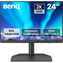 1001 SW242Q 24 2k Adobergb 90W Usb-C Fotoğraf ve Renk Düzenleme Monitörü / 61,2 cm SW242Q 16:10 Hdmı/
