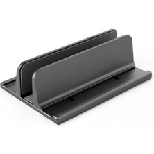 1001 3 Bölmeli Metal Genişlik Ayarlamalı Masaüstü Dikey Macbook Laptop Notebook Standı Telefon Tabl