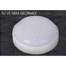 1001 Balkon Lambası Teras Lambası Artos 15W Yuvarlak Banyo Lambası 6400K Beyaz Işık Tavan Lambası (