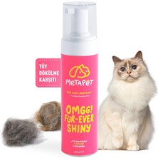 Metapet Kedi Tüy Dökülmesi Karşıtı Kuru Köpük Şampuan, Doğal E Vitamini Sağlığı, Önleyici Bakımı Içi