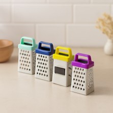 Mini Metal Sarımsak Rendesi (Plastik Saplı, Mıknatıslı)