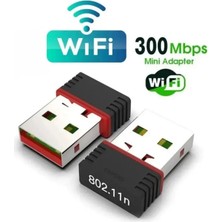 Concord 300 Mbps Wifi Adaptör USB Bağlantılı Antensiz Küçük ve Şık Tasarım ile Hızlı İletim