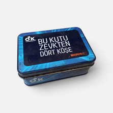 Hureggo Vintage O.k. Okey Prezervatif Koleksiyonluk Teneke Kutu - Migros 60. Yıl Özel Serisi (12X8X5 Cm)